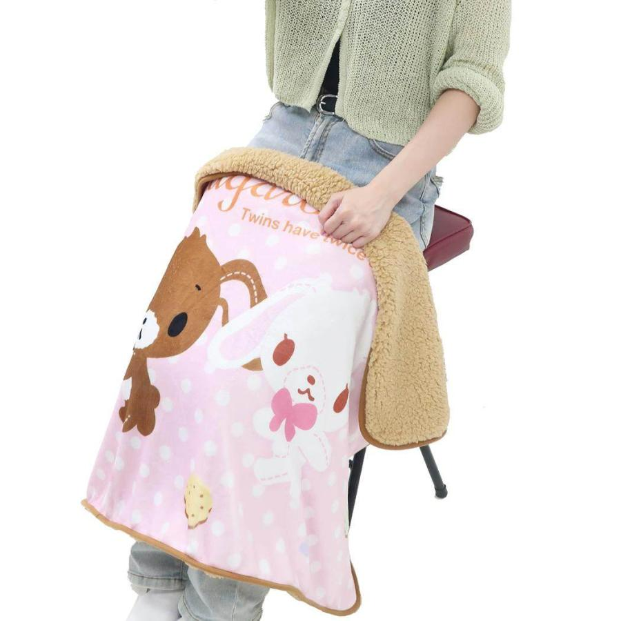 Sanrio｜Throw with Buttons Fluffy Blanket｜100 x 70cm approx.