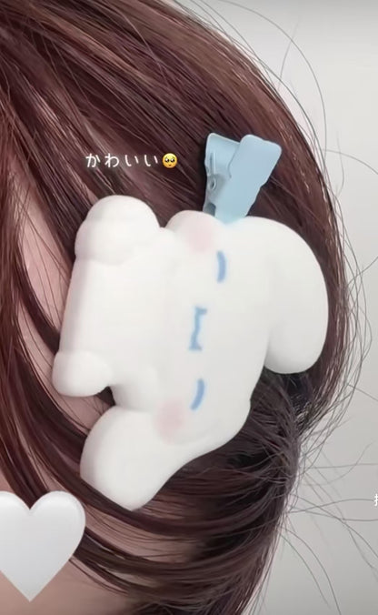 Sanrio｜Cinnamoroll Plump Cheeks Secret Hair Clip mystery bag/blind box/All 8 types｜1pcs