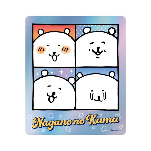 Nagano｜Characters Prism Travel Sticker｜H130×W90mm approx.