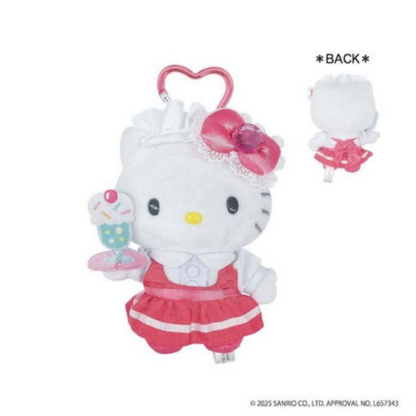 Hello kitty｜Lolita Fashion Mascot Holder /Plush Keychain｜H120 x W85 x D65mm approx.