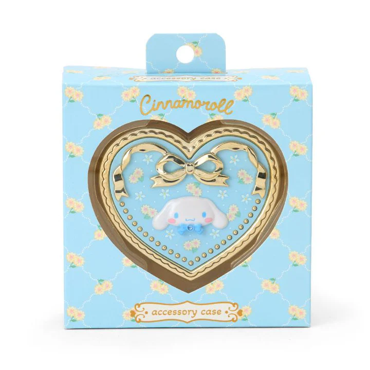 Sanrio｜Heart Shape Rose Mirror Accessory Case｜8×7×2.8cm approx