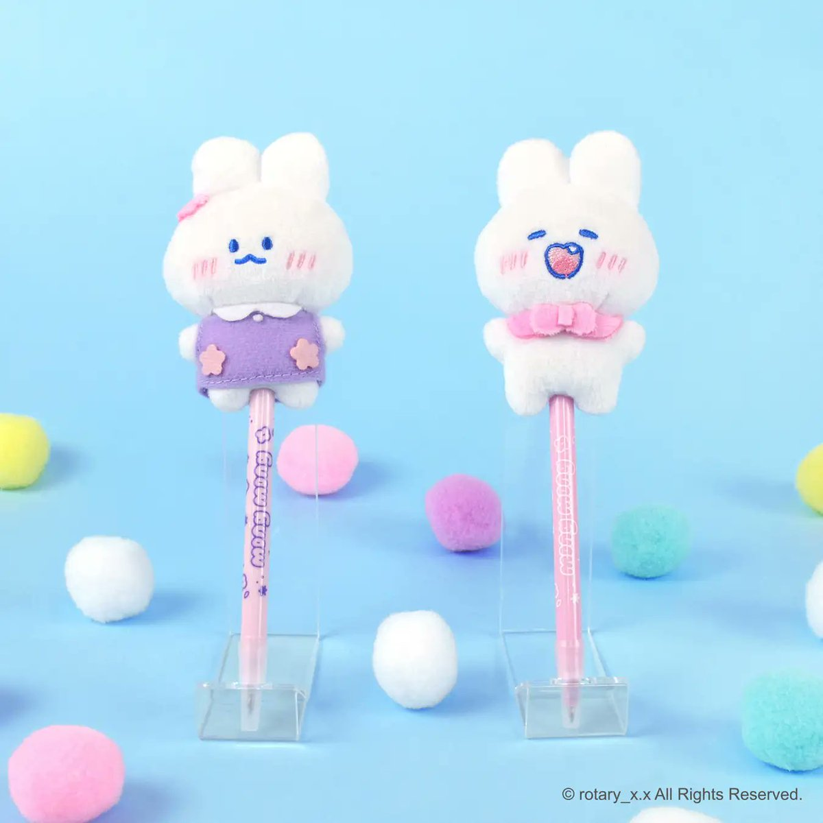 Q-LiA｜Plush Ballpoint Pen｜0.7mm