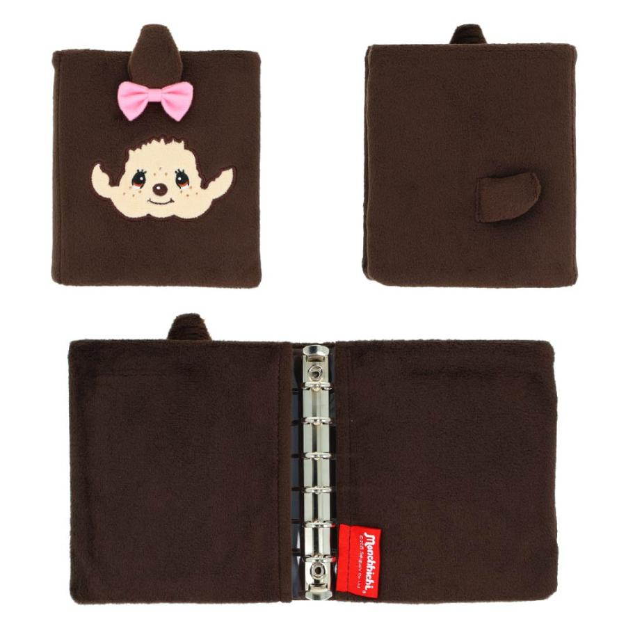 Monchhichi｜Plush Sticker Binder｜W115 x H150 x D30mm approx.