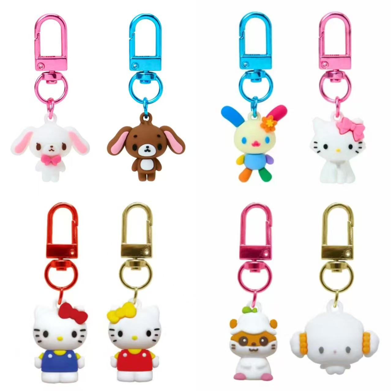 Sanrio｜Figure Charm Keychain Set｜26×19×16mm approx.
