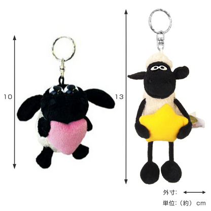 Nici｜Shaun the sheep Mascot Holder /Plush Keychain｜Height 10cm approx.