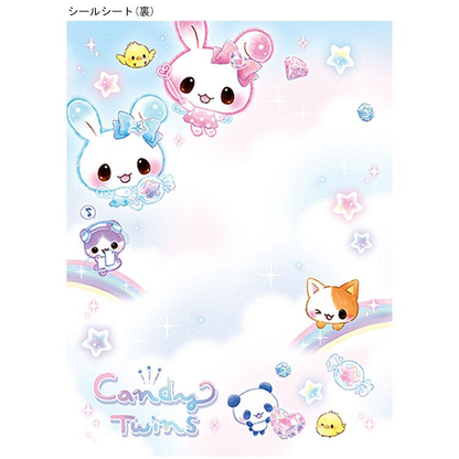 Q-LiA｜6 Hole Sticker Binder Refill｜10 sheets