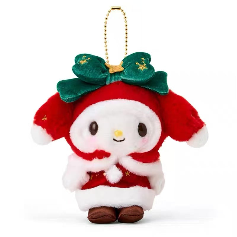 Sanrio｜Christmas Mascot Holder /Plush Keychain｜13×7×17cm approx.