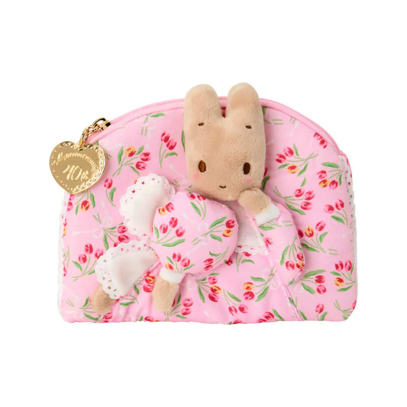 Sanrio｜Marron Cream 40th anniversary Mascot Mini Pouch｜15×3×12cm approx.