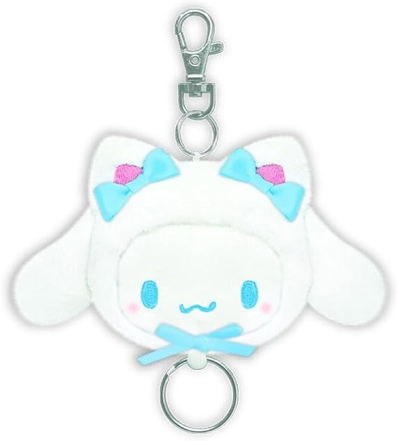 Sanrio｜White Cat Baby Mascot Reel Keychain｜130 x 80 x 40 mm approx.