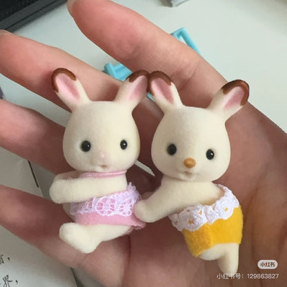 SylvanianFamilies｜Chocolate Rabbit Twins-5420
