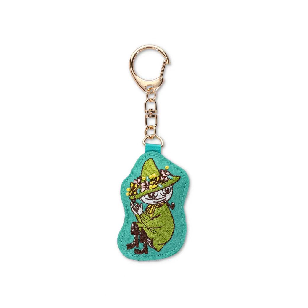 Moomin｜Beaded embroidered keychain｜H7 x W5 x D1.5cm approx.