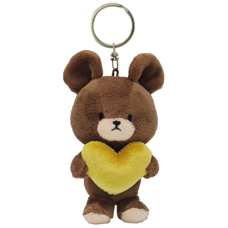 The bear’s school｜Favorite Color Mascot Holder /Plush Keychain｜ 6.5cm x 4cm x 11cm approx.