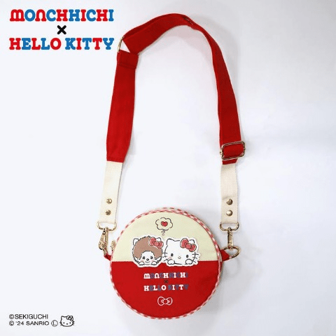 【limit 1】Monchhichi｜Hello Kitty x Monchhichi Round crossbody bag
