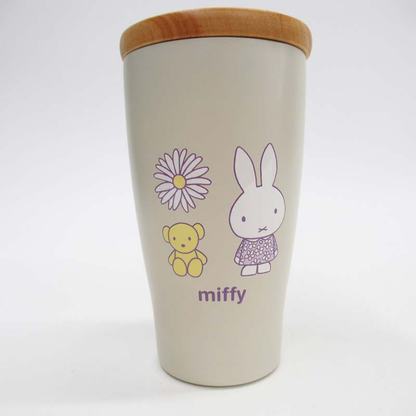 Miffy｜Tumbler with Wooden Lid｜350ml