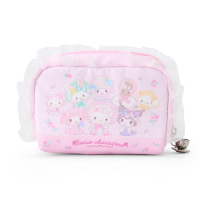 Sanrio｜Fairy Tale Party Frill Cosmetic Pouch｜15×5×11cm approx.