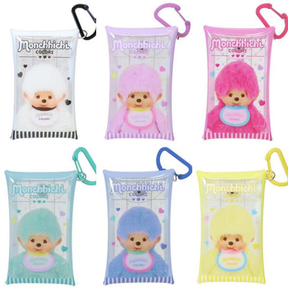 Monchhichi｜Colors Clear Multi Case with Carabiner｜65×115mm approx.