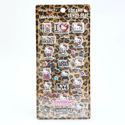 Sanrio｜Hello Kitty x LOVEBOAT DREAMY CANDY SEAL Stickers｜20cm x 9.5cm approx.