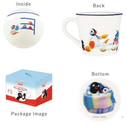 Pingu｜Color Line Measuring Mug｜200ml