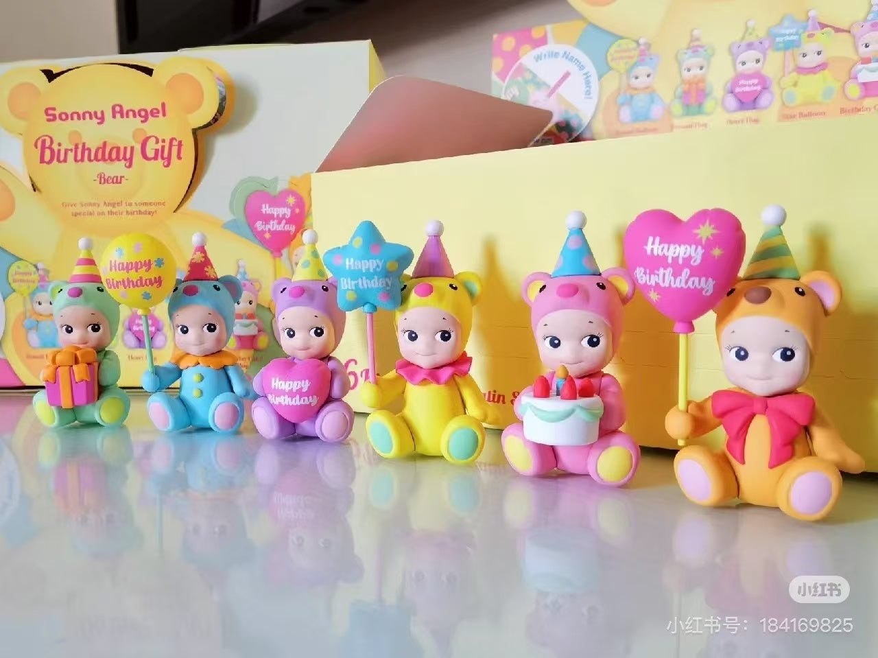 Sonny Angel｜ Happy Birthday Bear mystery bag/blind box/All 6 types｜1pcs