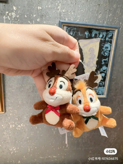 Disney迪士尼｜东迪2024圣诞限定 mini毛绒挂件/吊坠/拉链头/手机扣