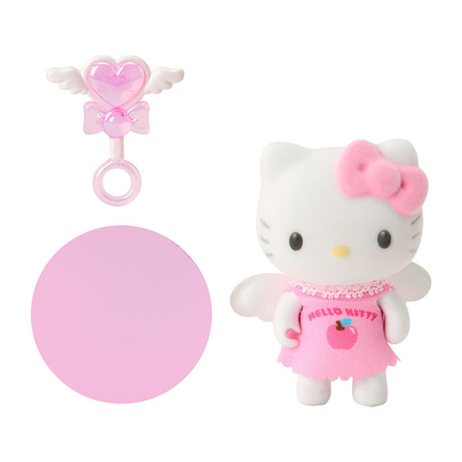 Sanrio｜Pitatto Friends Mini Angel Flocked Doll｜4.5×3×6cm approx.