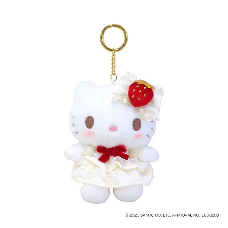Sanrio｜Sweet Cakes Collection Mascot Holder /Plush Keychain｜15×6.5×11cm approx.