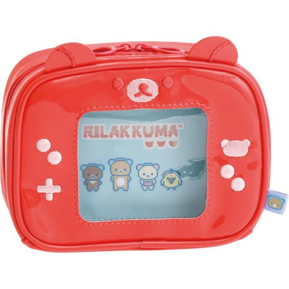 Rilakkuma｜Gaming Pixel Art Vertical Cosmetic Pouch｜125×165×50mm approx.