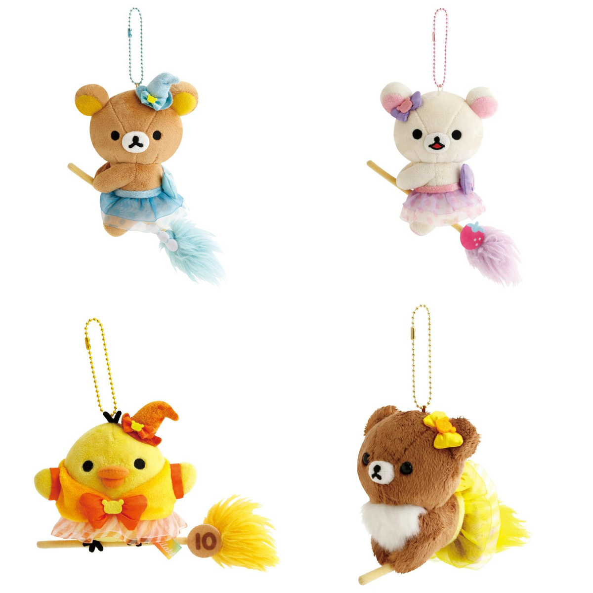 【limit 1】Rilakkuma｜McMcMcMiracleWonderland Mascot Holder /Plush Keychain｜160 x 140 x 60 mm approx.