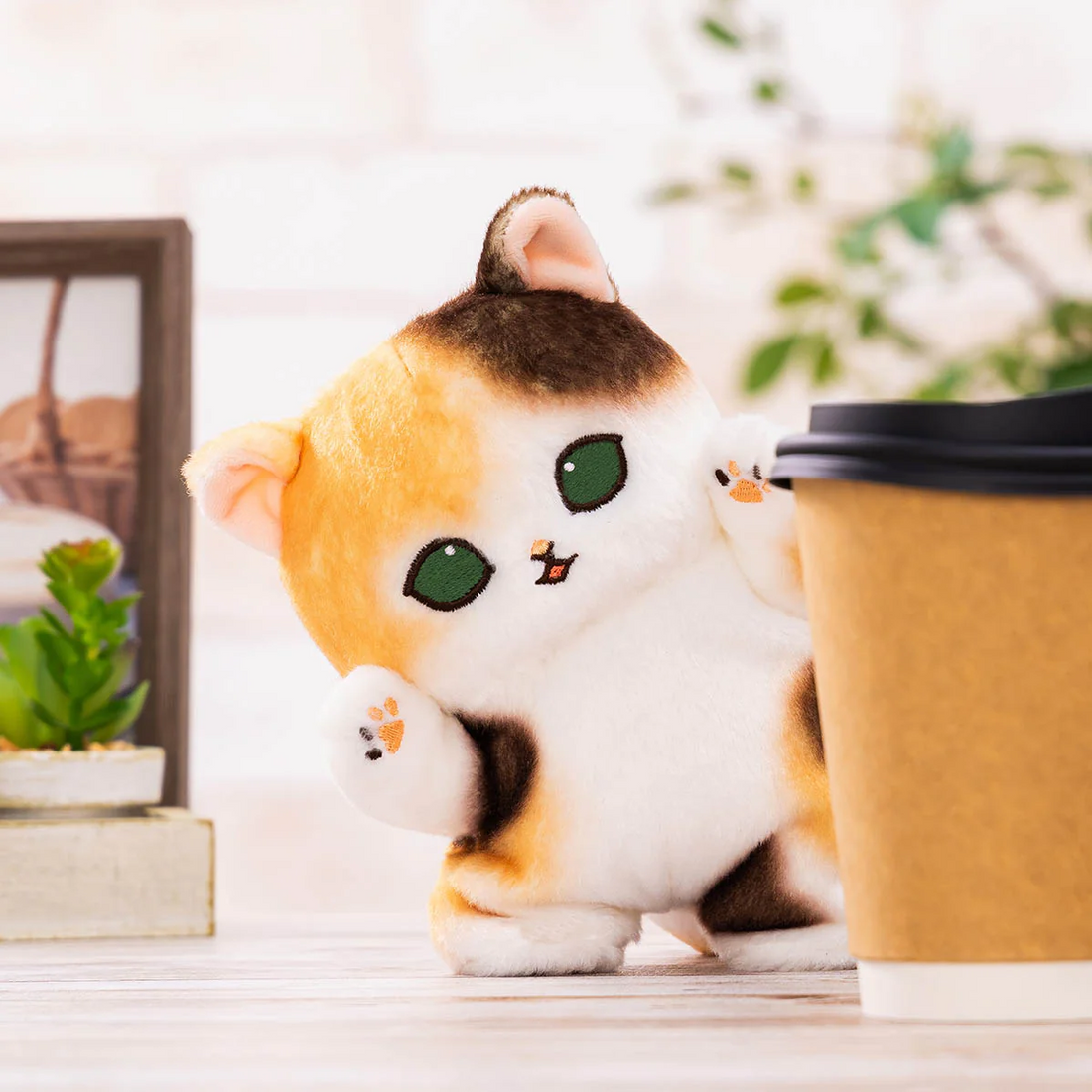 Mofusand｜Workplace Intervention Team Nyan Tortoiseshell Cat : Calico Standing Plush Dolls/Plush Toy｜175×120×100mm approx.