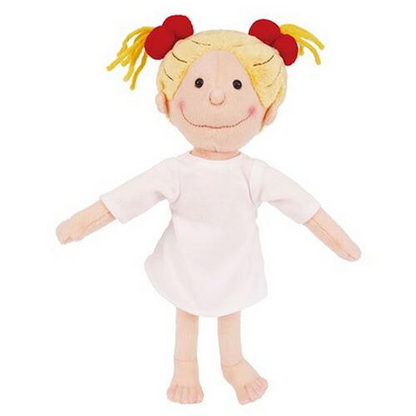 Greeting Life｜Coco-chan Large Plush Toy with Heart Embroidery｜290 x 190 mm approx.