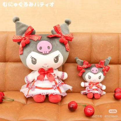 Sanrio｜Kthings Kuromi Cherry Lolita Plush Dolls/Plush Toy｜200mm x 110mm x 80mm approx.