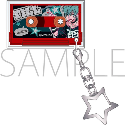 Alien Stage｜Find your Plus One! Cassette-shaped Keychain｜W6 x H3.6cm approx.