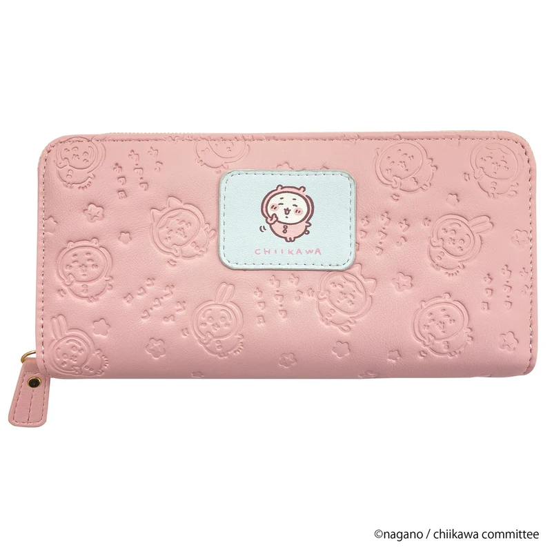 Chiikawa｜Print Patch type folding long wallet｜97×197×23mm approx.
