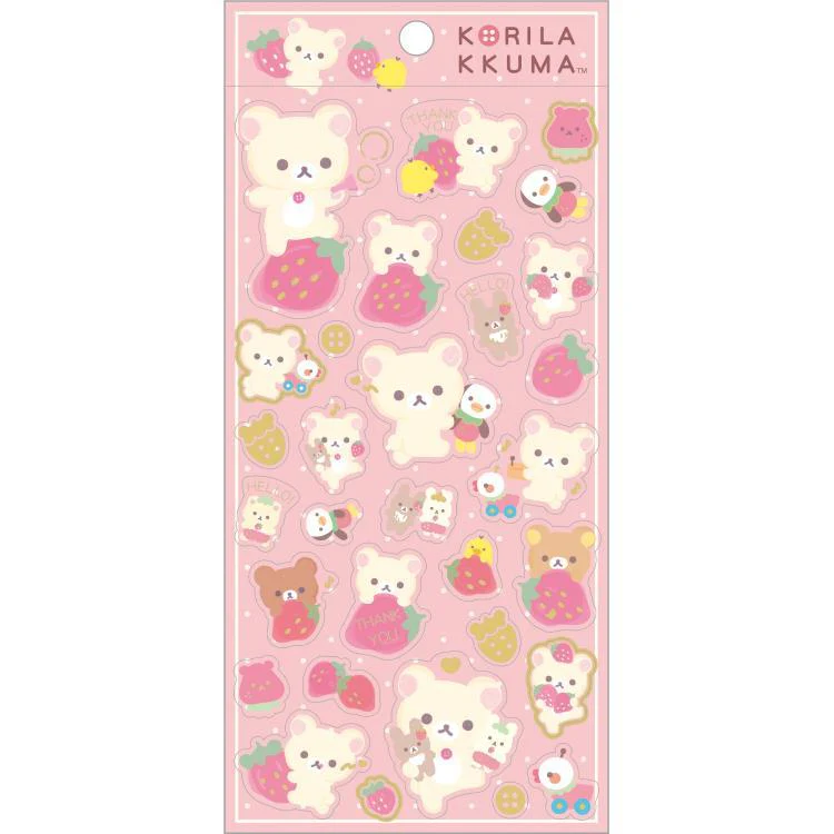 Rilakkuma｜Sheet Sticker｜200×95mm approx.
