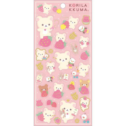 Rilakkuma｜Sheet Sticker｜200×95mm approx.