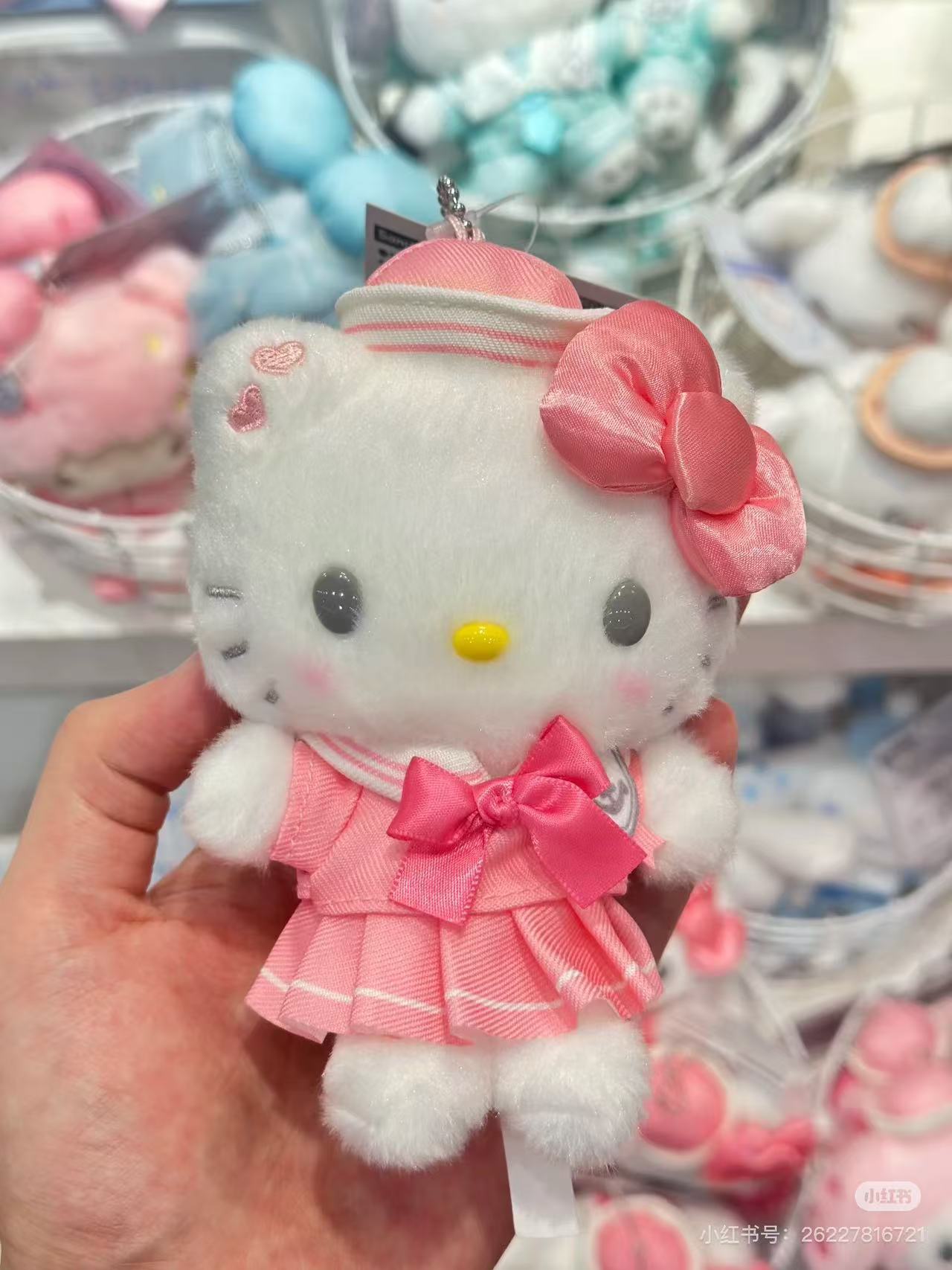 Sanrio｜Collar Mascot Holder /Plush Keychain｜12×6×13.5cm approx. Source From  Japan