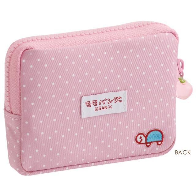 Sanx｜Momo Panda Flap Mini Pouch｜100×130×25mm approx.