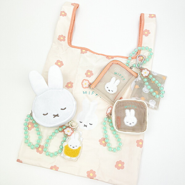 Miffy｜Bijou Series Goodnight Face Pouch｜14.5cm x 10.2cm x 3.5cm approx.
