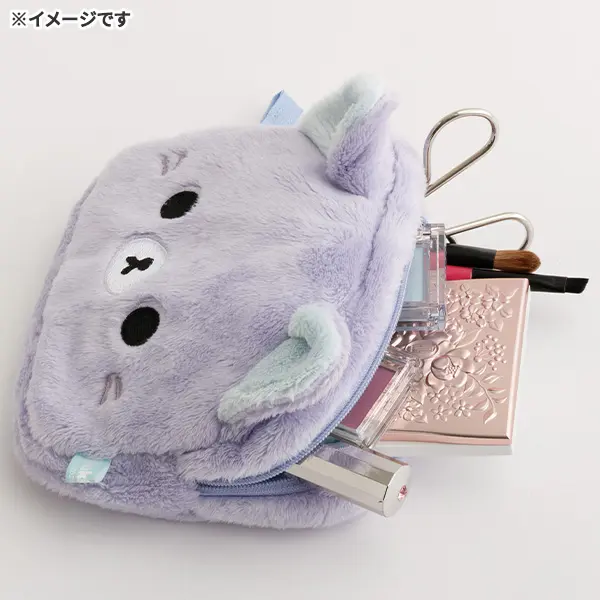 SANX｜Rilakkuma and Awawa Neko Plush Multi-Case｜110 x 130 x 30 mm approx.