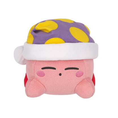Kirby星之卡比｜Sanei Nintendo Otaku Goods - Plush toy S: Sleep Kirby 超可爱星之卡比睡觉睡帽毛绒玩偶/公仔/S号｜W11×D12×H12 cm