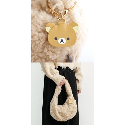 Rilakkuma｜fluffy one-handle bag｜180 x 300 x 80 mm approx.