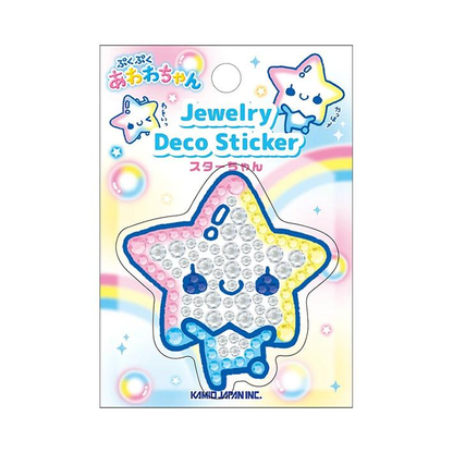 Q-LiA｜Heisei Retro  Kamio Jewelry Deco Sticker｜100×75×5mm approx.