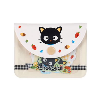 Sanrio｜Cat Club Sticker &amp; Case Set｜10.9 x 8.2 x 1cm approx.