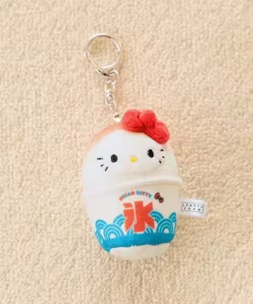 Sanrio｜Me% HELLO KITTY x ST. LOWRYS FARM Collaboration Mascot Holder /Plush Keychain
