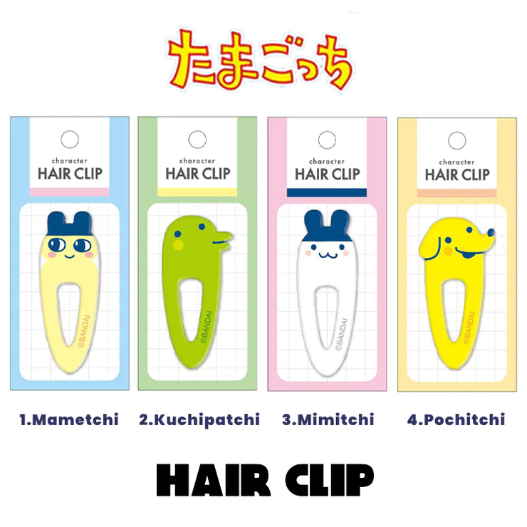 Tamagotchi|Potchichi Hair Clip|H70 × W35 × D15mm approx.