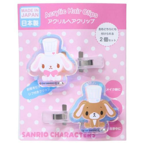 Sanrio｜Aurora Acrylic Hair Clip Set｜40×40mm approx.