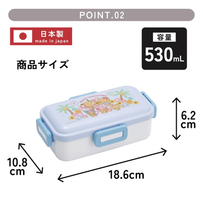 Sanrio｜Summer tan Characters Single Lunch Box｜530ml