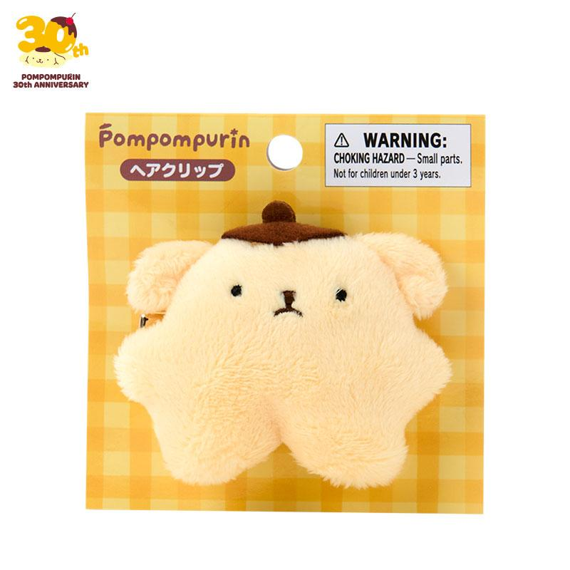 【limit 1】Sanrio｜Pompompurin 3Oth ANNIVERSARY Ano Koro no Pompompurin Plush hair clip｜W7 x D3 x H6.5cm approx.