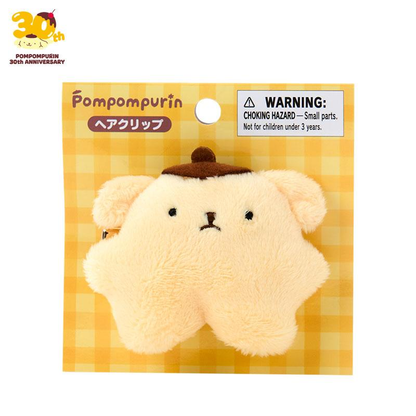 【limit 1】Sanrio｜Pompompurin 3Oth ANNIVERSARY Ano Koro no Pompompurin Plush hair clip｜W7 x D3 x H6.5cm approx.