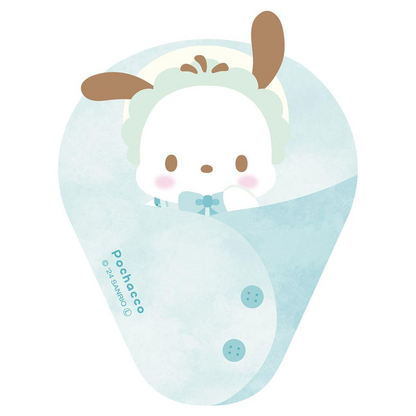 Sanrio｜Baby Swaddles Okurumi Die-cut Memo｜140×140mm approx.